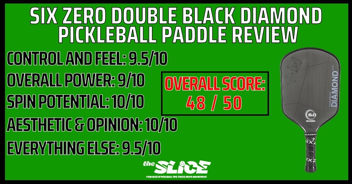 Six Zero Double Black Diamond Pickleball Paddle Review (2)
