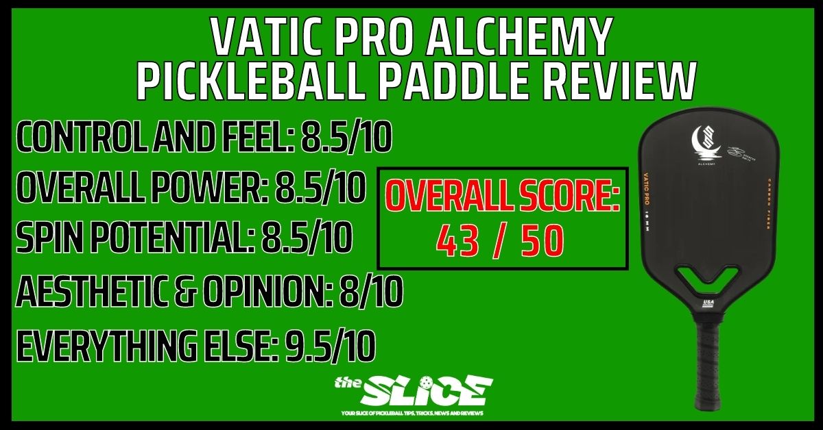 Vatic Pro Alchemy Pickleball Paddle Review (2)