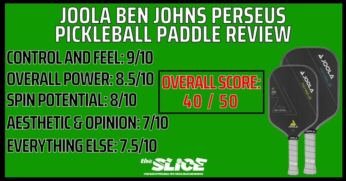 Joola Ben Johns Perseus Pickleball Paddle Review